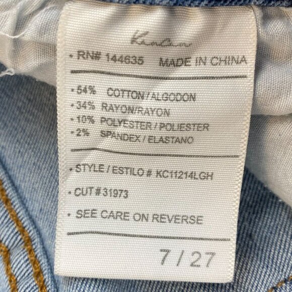 Kancan Women's Jeans Size 7/27 Blue Denim High-Waisted Skinny - Picture 3 of 9